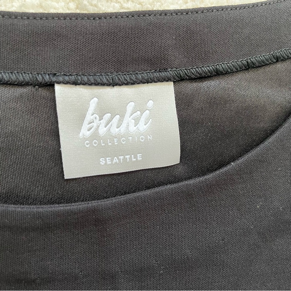 BUKI NWT GINZA TEE SIZE LARGE LAGENLOOK MINIMALIST MODERN CHIC ARTSY ELEGANT - Picture 6 of 10